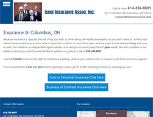 Tablet Screenshot of isnerinsurance.com